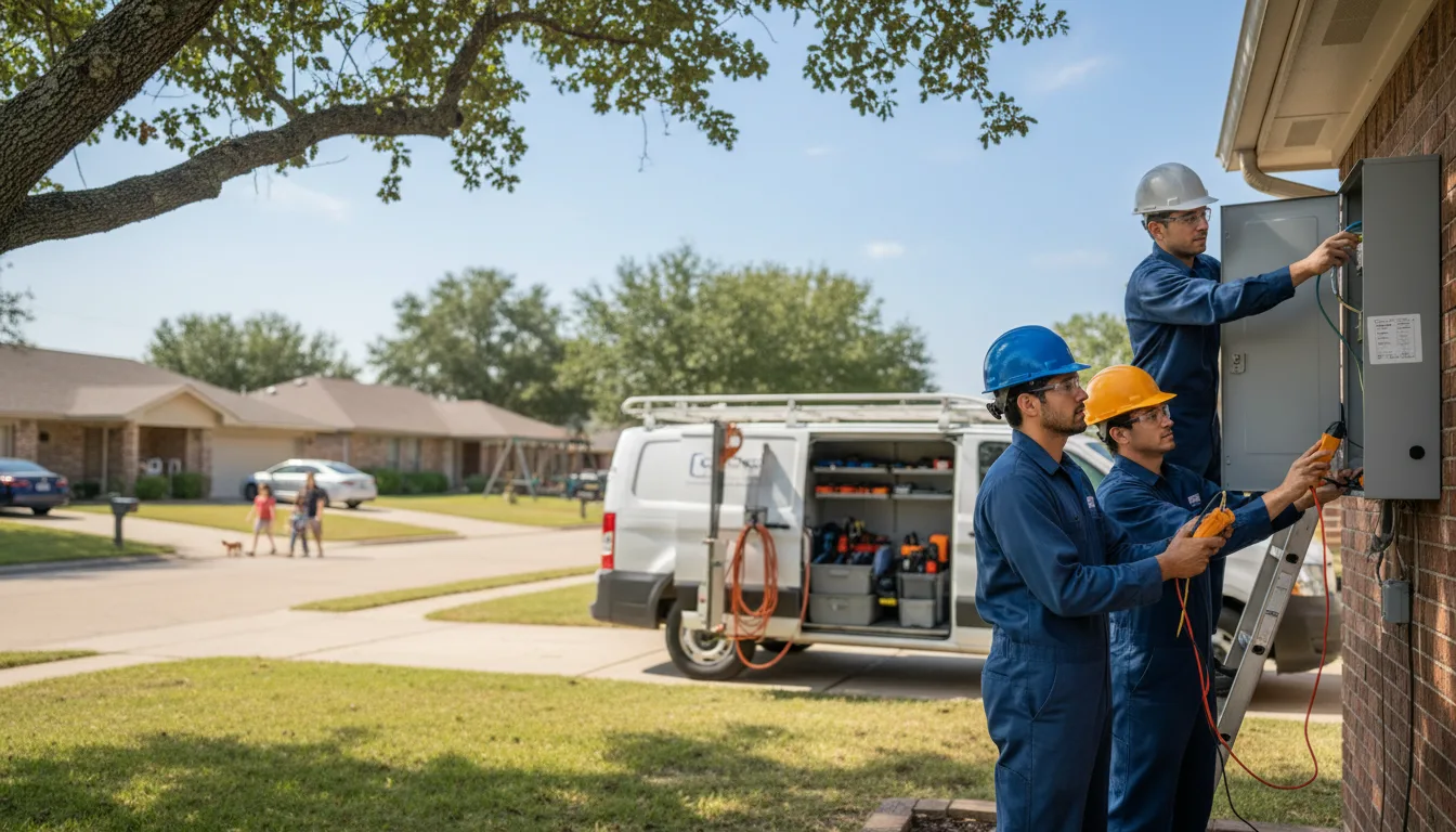 Certified electrician providing emergency electrical services in Crete, NE